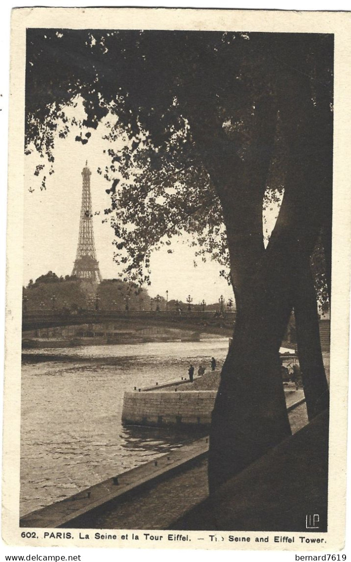 75 Paris - 75007  - La   Seine Et La Tour Eiffel - Paris (07)