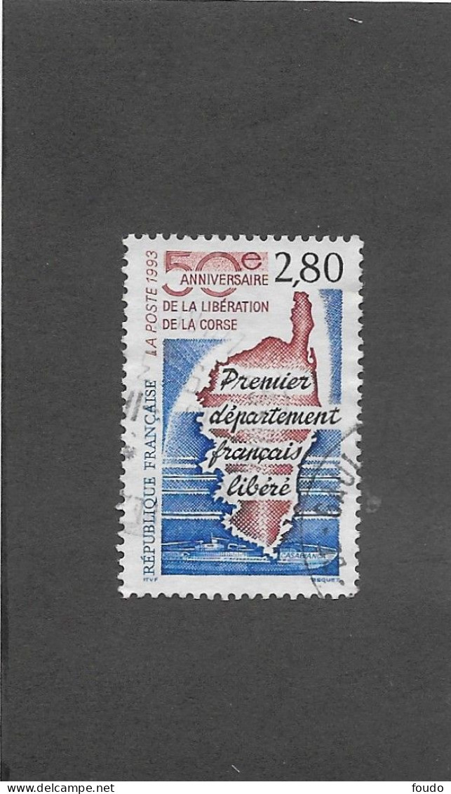 FRANCE 1993 -   N°YT 2829 - Oblitérés