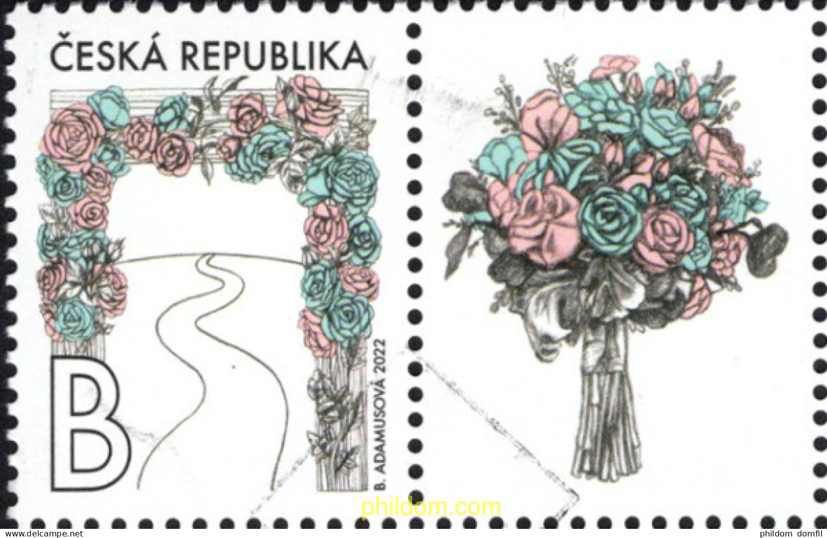 684625 MNH CHEQUIA 2022 BRIDAL-STAMP - Unused Stamps