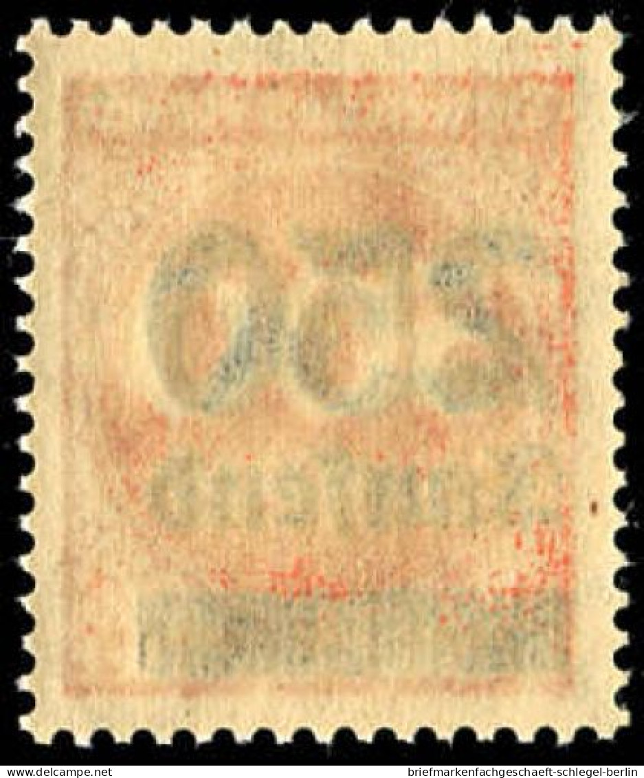 Deutsches Reich, 1923, 296 DD, Postfrisch - Andere & Zonder Classificatie