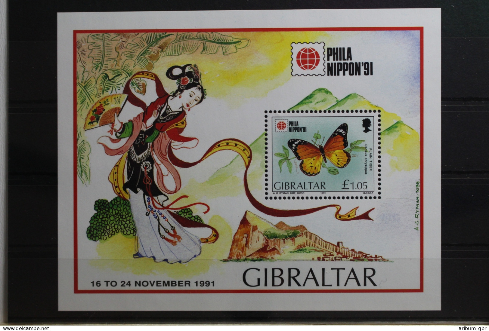 Gibraltar Block 16 Mit 632 Postfrisch #TC089 - Gibraltar