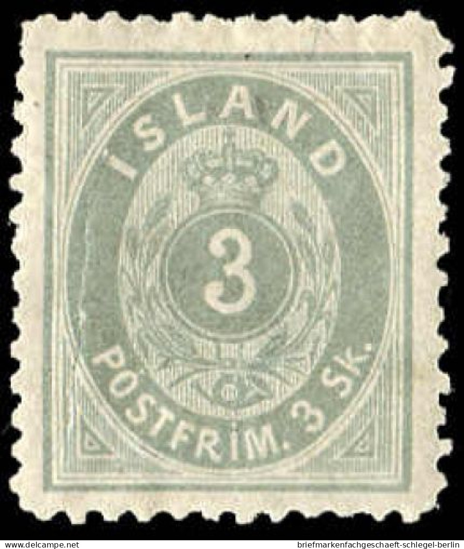 Island, 1873, 2 B, Ungebraucht - Autres & Non Classés