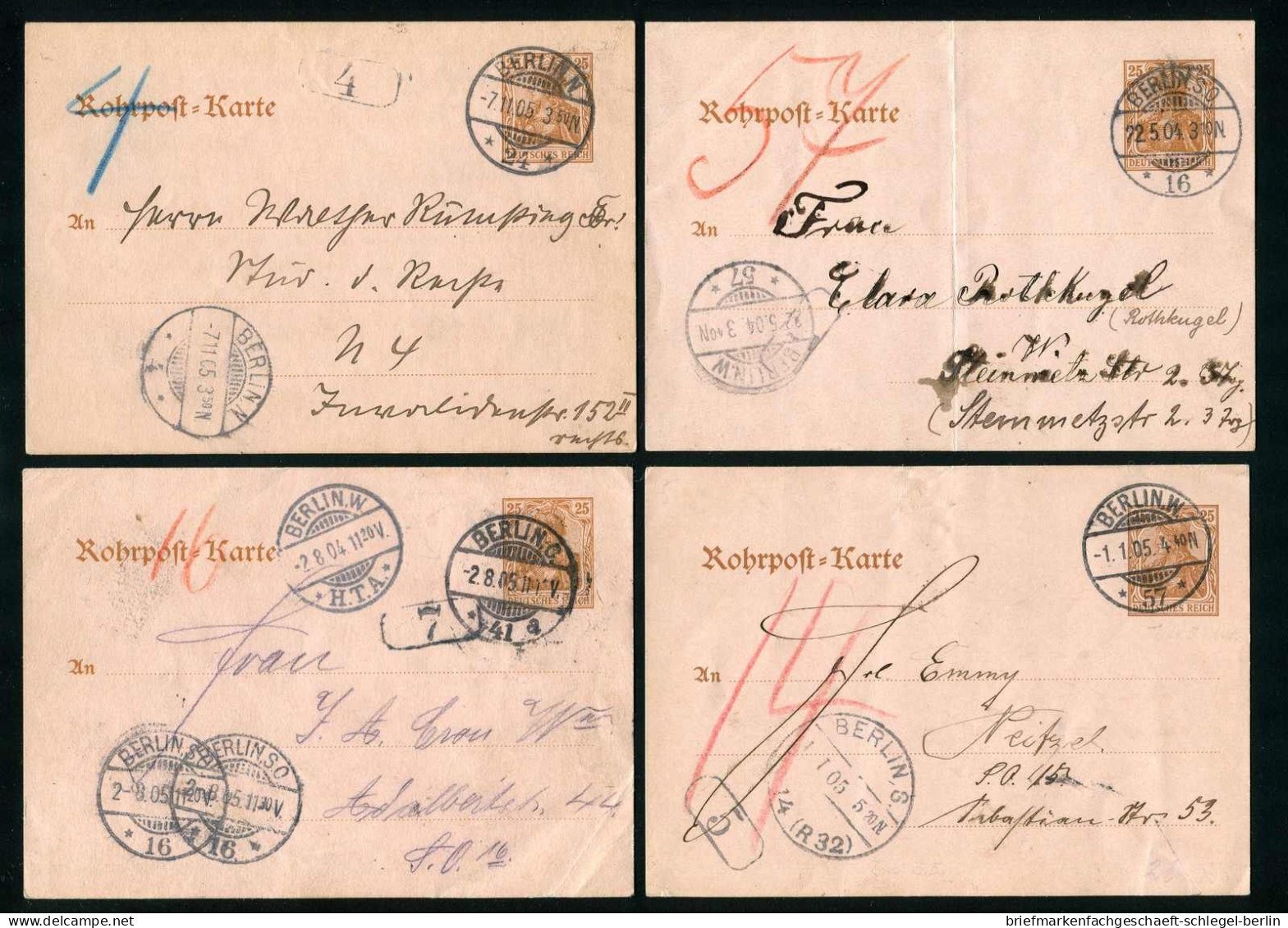 Berliner Postgeschichte, 1904, RP 13, Brief - Other & Unclassified