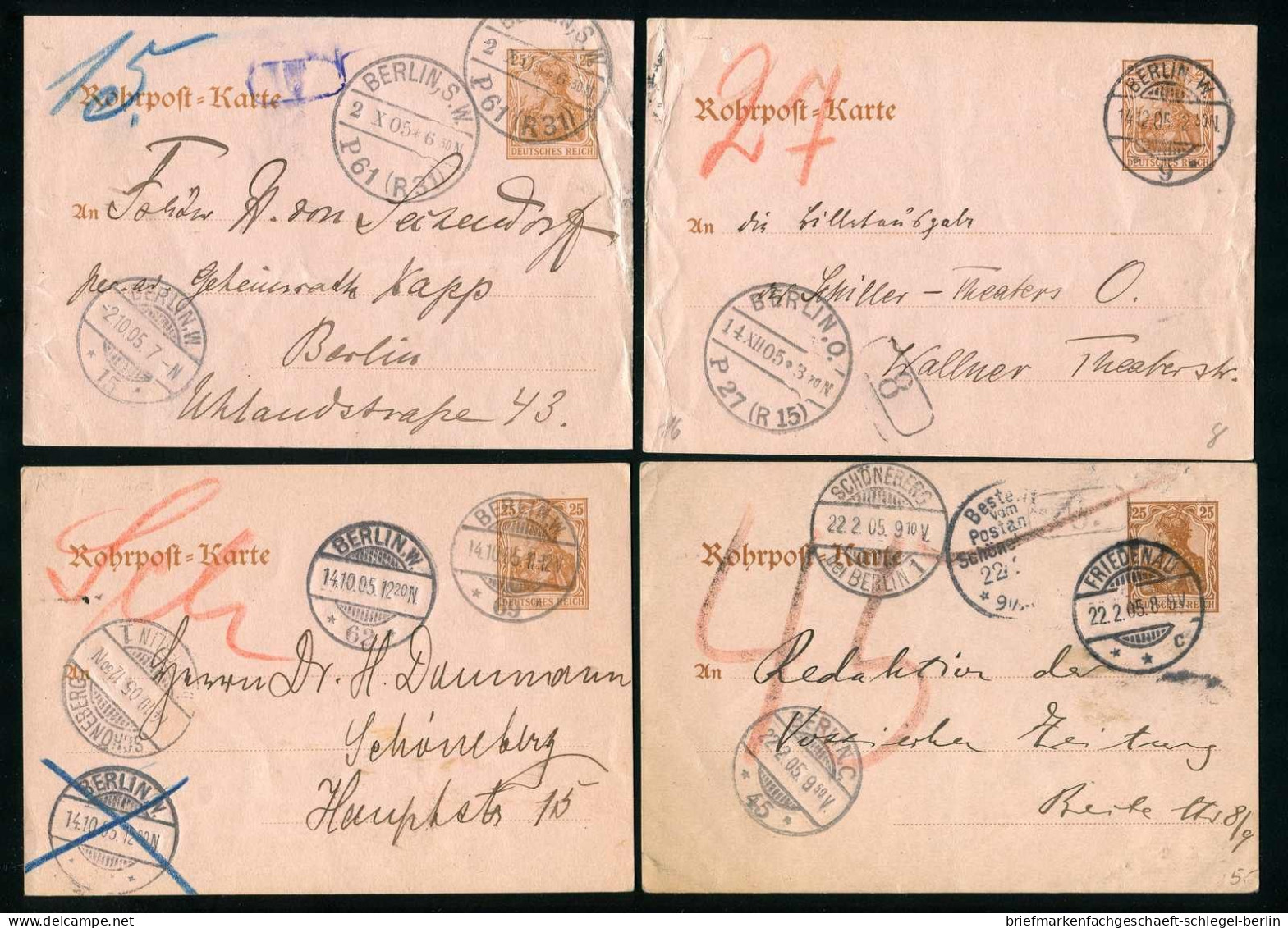 Berliner Postgeschichte, 1904, RP 13, Brief - Other & Unclassified