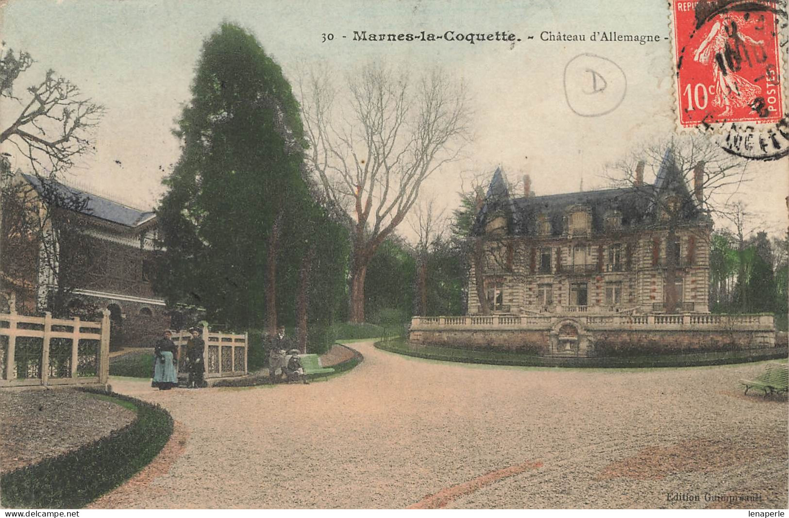 D9719 Marnes La Coquette Chateau D'Allemagne - Sonstige & Ohne Zuordnung