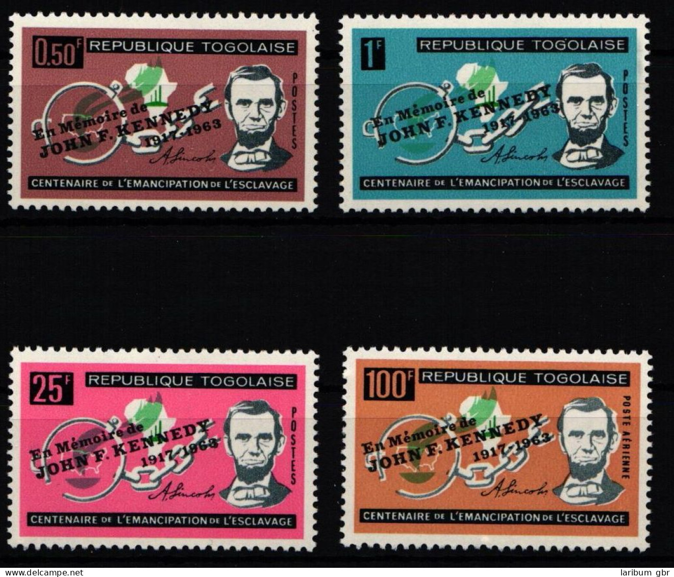 Togo 129-134 Postfrisch Kennedy #KP973 - Other & Unclassified
