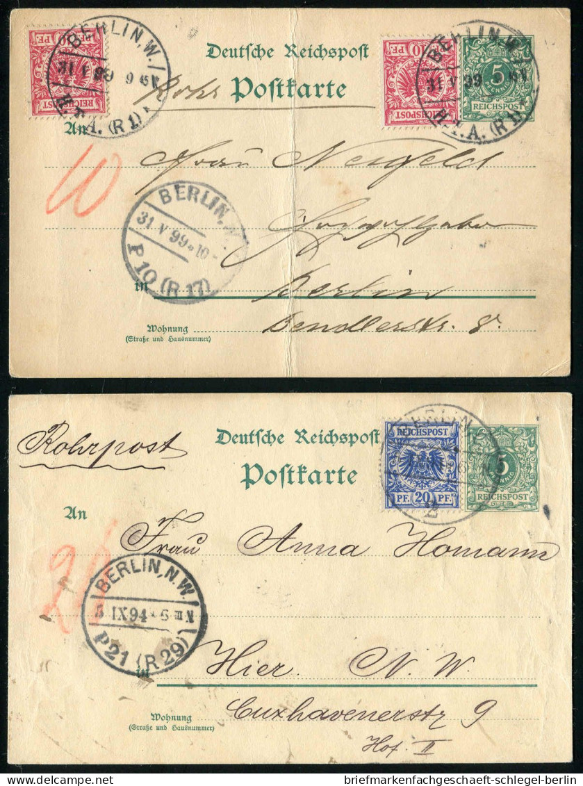 Berlin, 1894, P 32 + 47(2) P 32 + 48, Brief - Autres & Non Classés