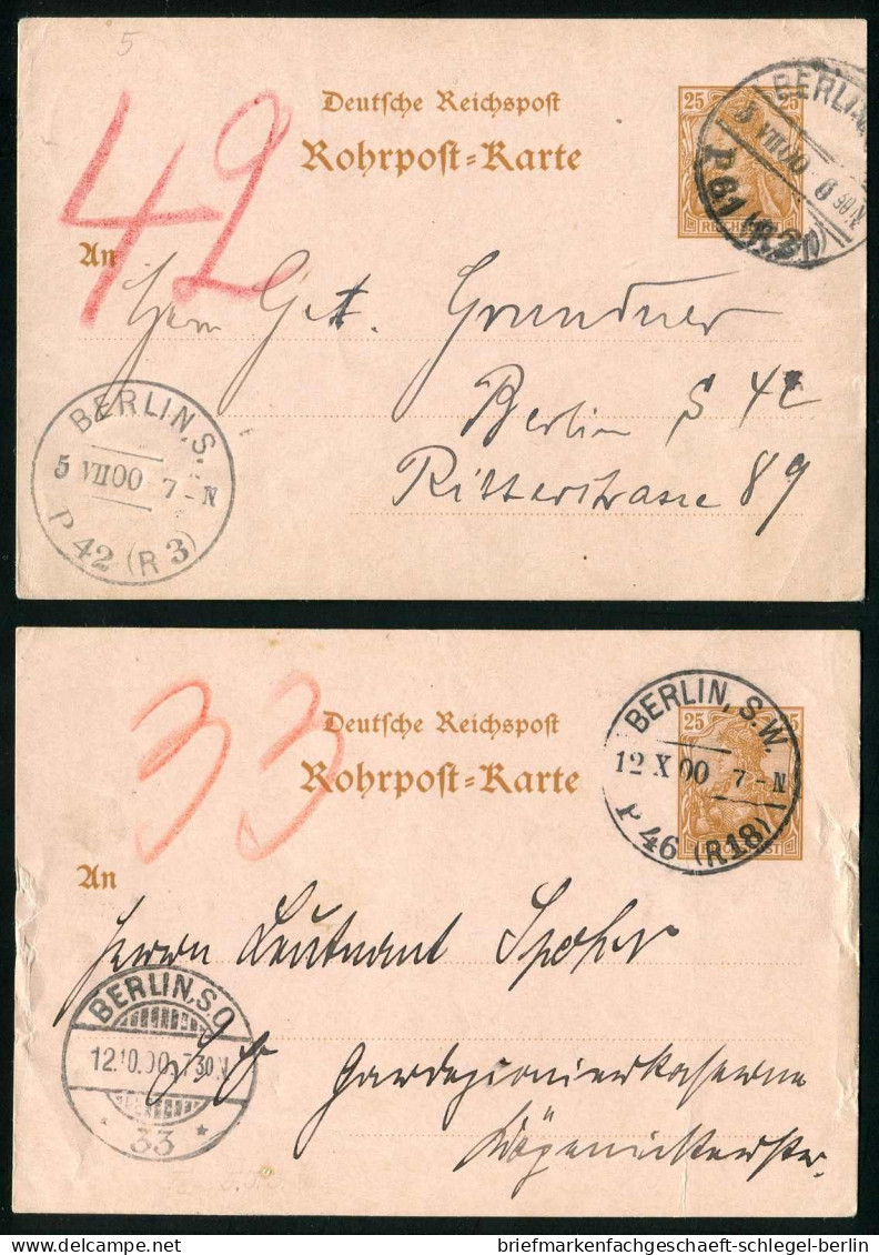 Berliner Postgeschichte, 1900, RP 10, Brief - Other & Unclassified