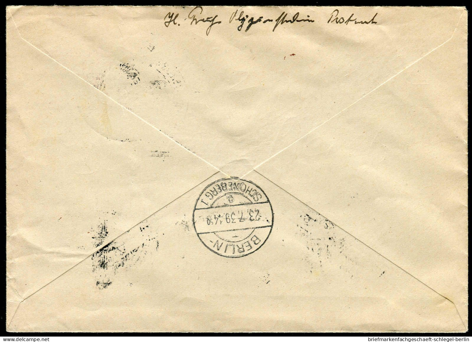 Berliner Postgeschichte, 1939, 516, 691, Brief - Briefe U. Dokumente
