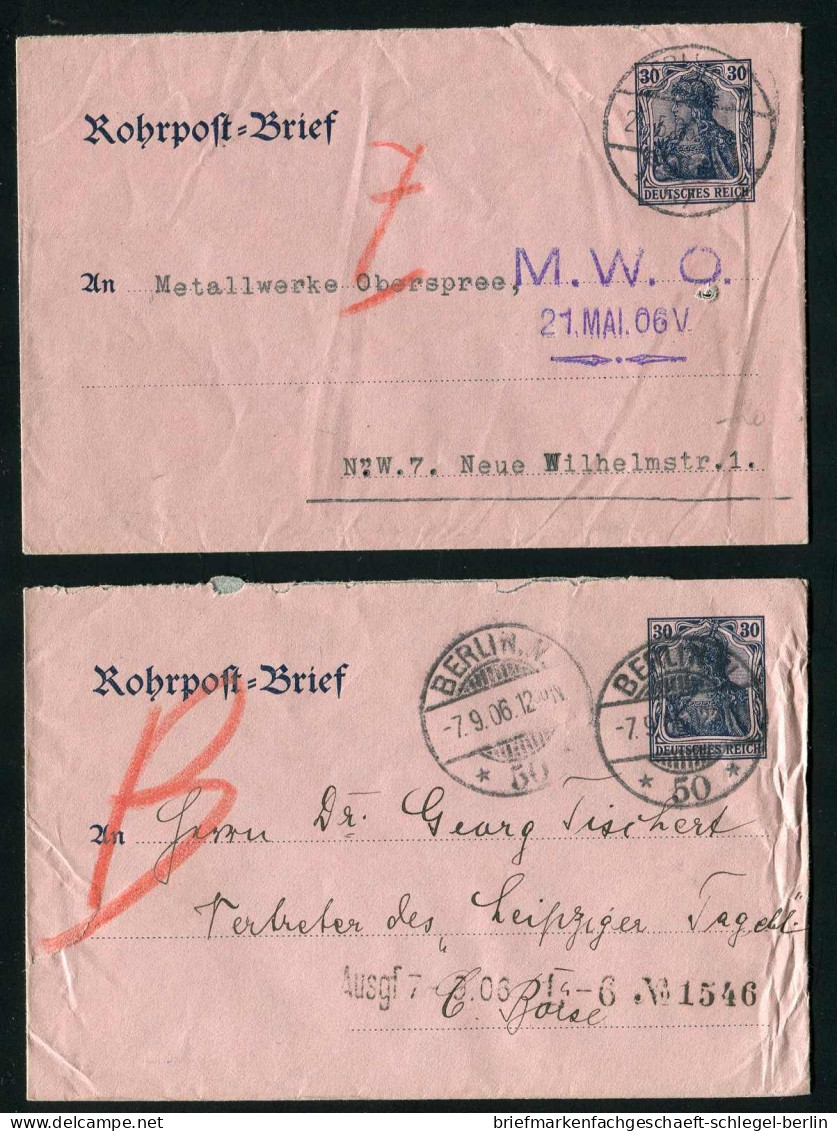 Berliner Postgeschichte, 1905, RU 6, Brief - Autres & Non Classés