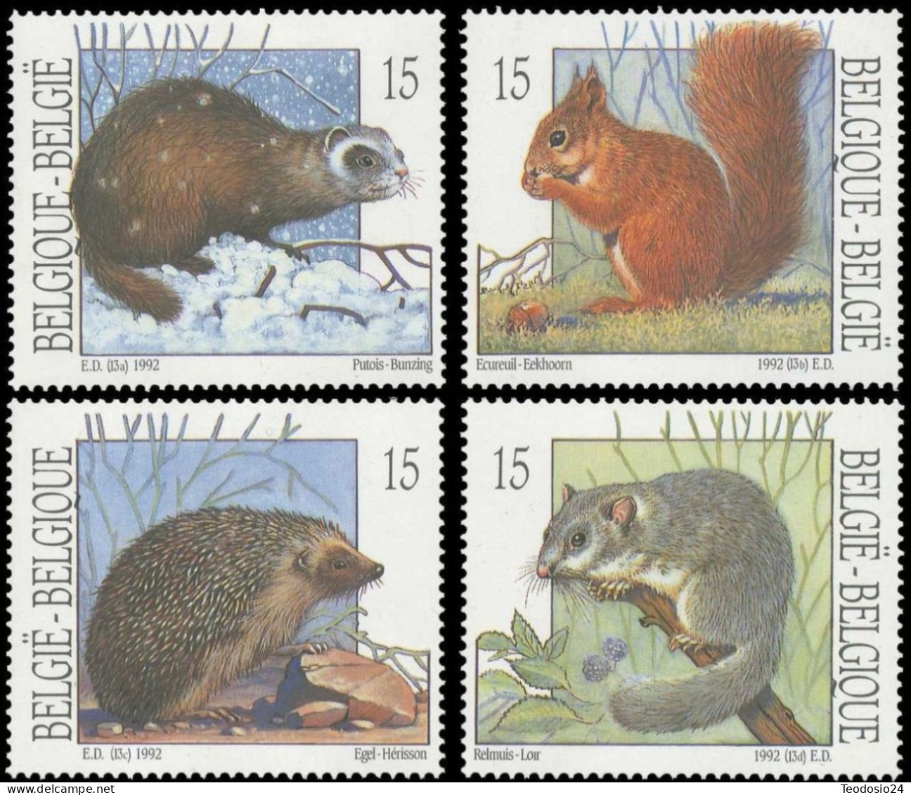 Belgique  Belgien 1995 2477/80 ** - Unused Stamps