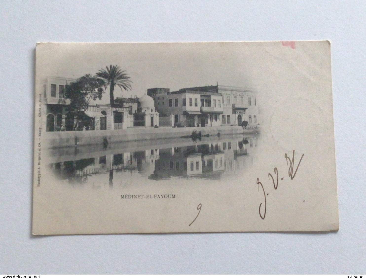 Carte Postale Ancienne (1904) Médinet-El-Fayoum - Fayoum