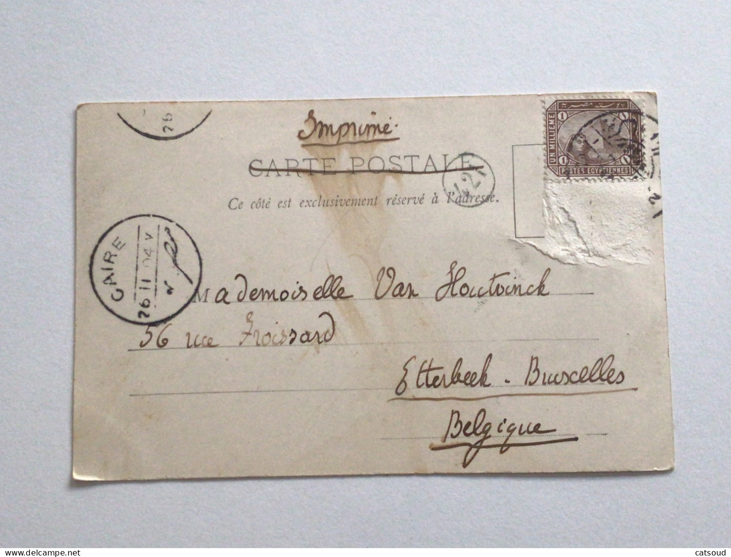Carte Postale Ancienne (1904) Médinet-El-Fayoum - Fayyum