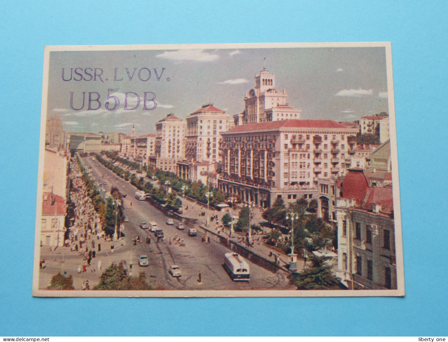UB5DB USSR LVOV ( Radio / QSL ) 1963 ( See SCANS ) ! - Other & Unclassified