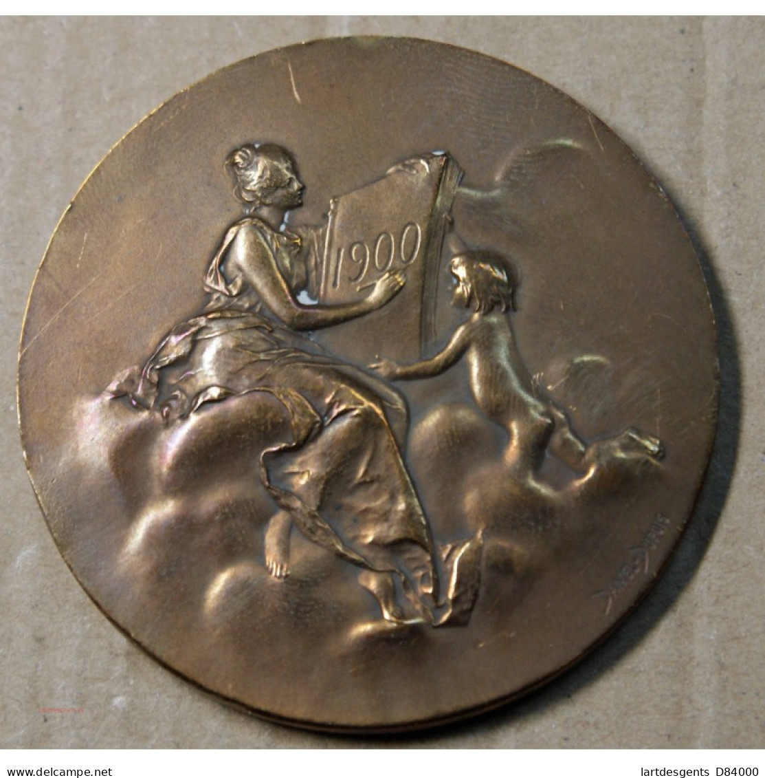 Médaille Monnaie De Paris Daniel DUPUIS 1900 Bronze (40), Lartdesgents.fr - Royaux / De Noblesse