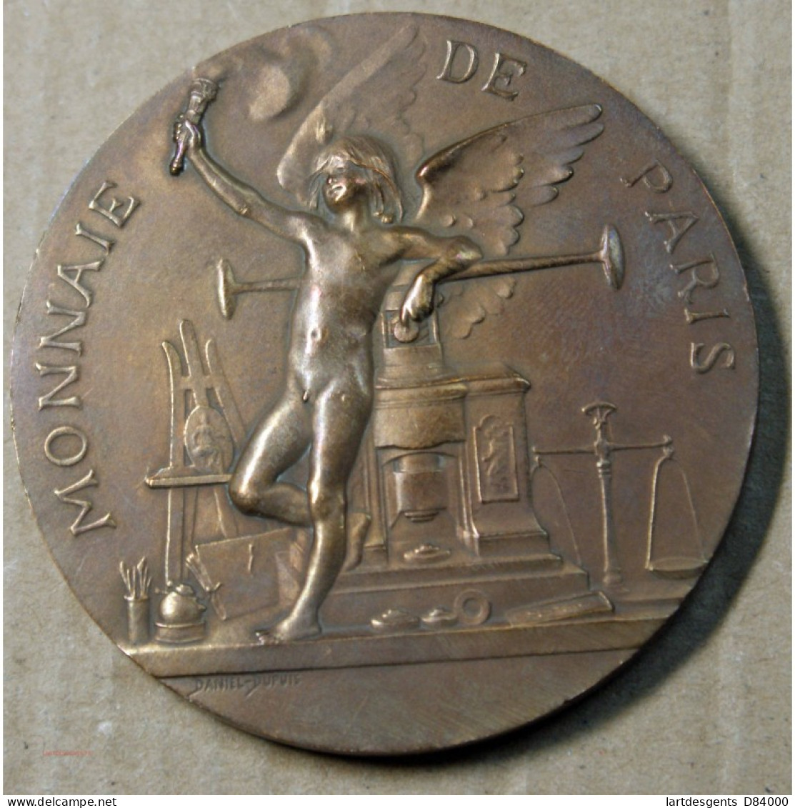 Médaille Monnaie De Paris Daniel DUPUIS 1900 Bronze (40), Lartdesgents.fr - Royal / Of Nobility