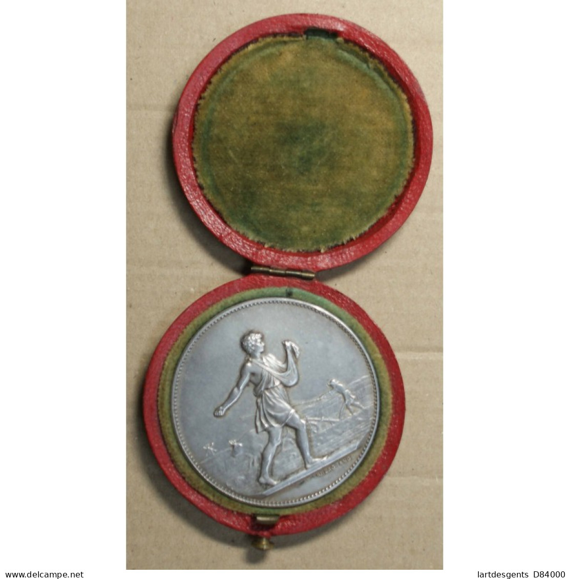 Médaille Argent Agriculture Nice Et Alpes-Maritimes Par J. Lagrange , Lartdesgents.fr - Royaux / De Noblesse