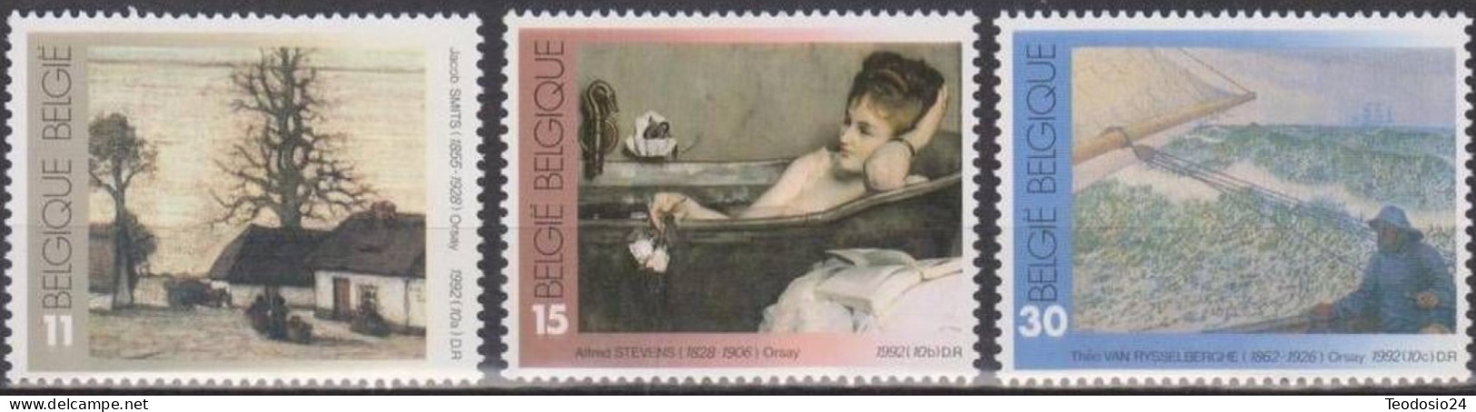 Belgique  Belgien 1992 2462/64 ** - Unused Stamps