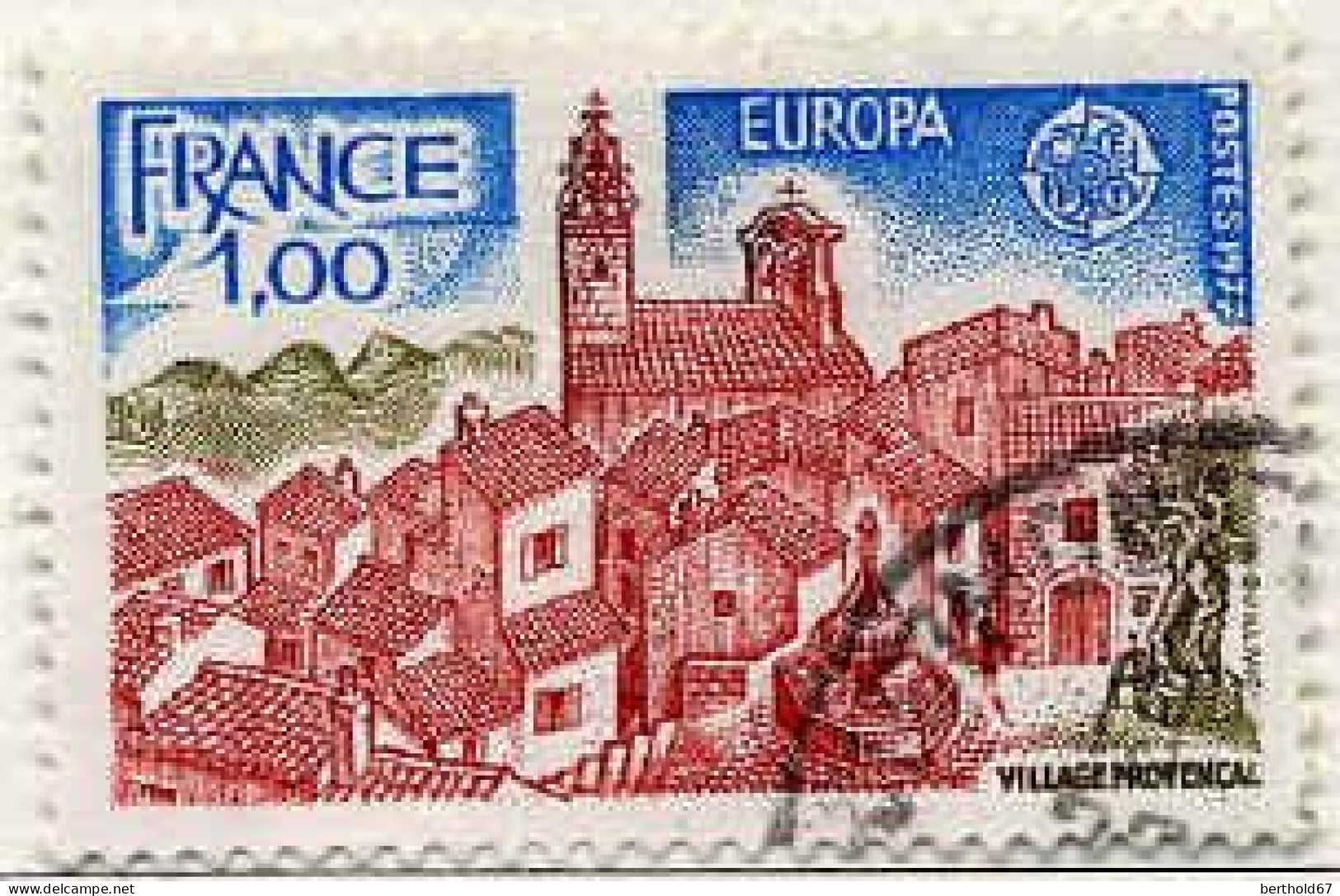 France Poste Obl Yv:1928 Mi:2024 Europa Cept Village Provençal (cachet Rond) (Thème) - Churches & Cathedrals