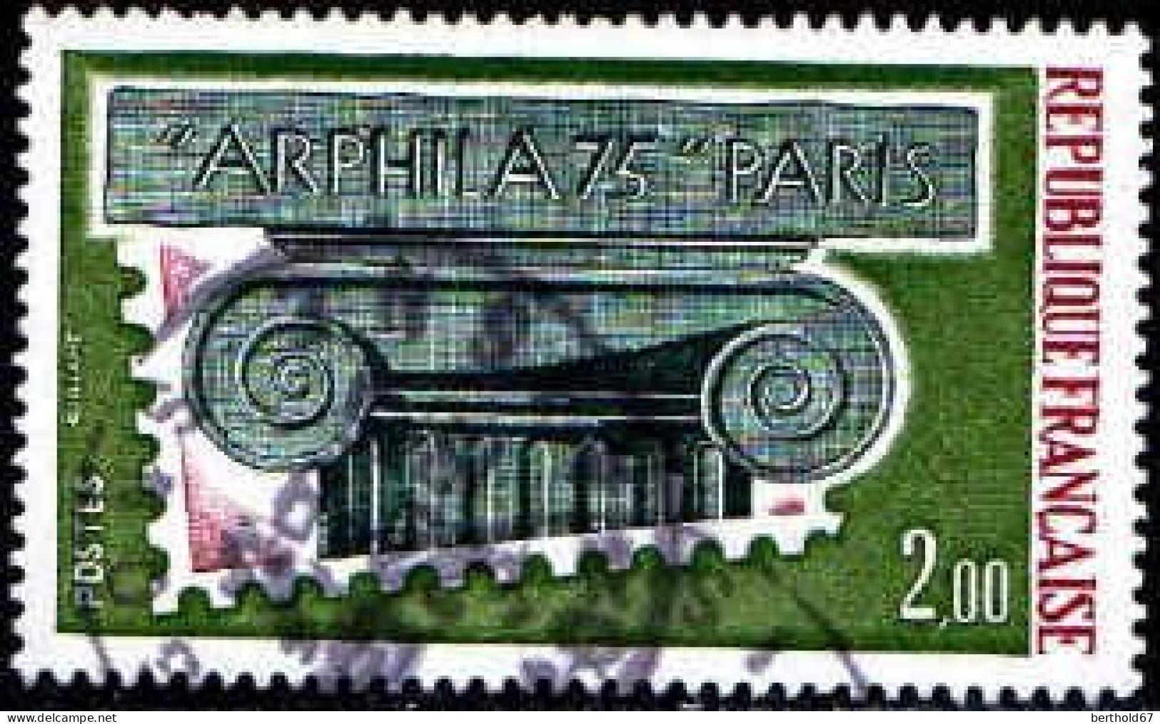 France Poste Obl Yv:1831 Mi:1912 Arphila 75 Chapiteau Ionique (cachet Rond) (Thème) - Archeologia