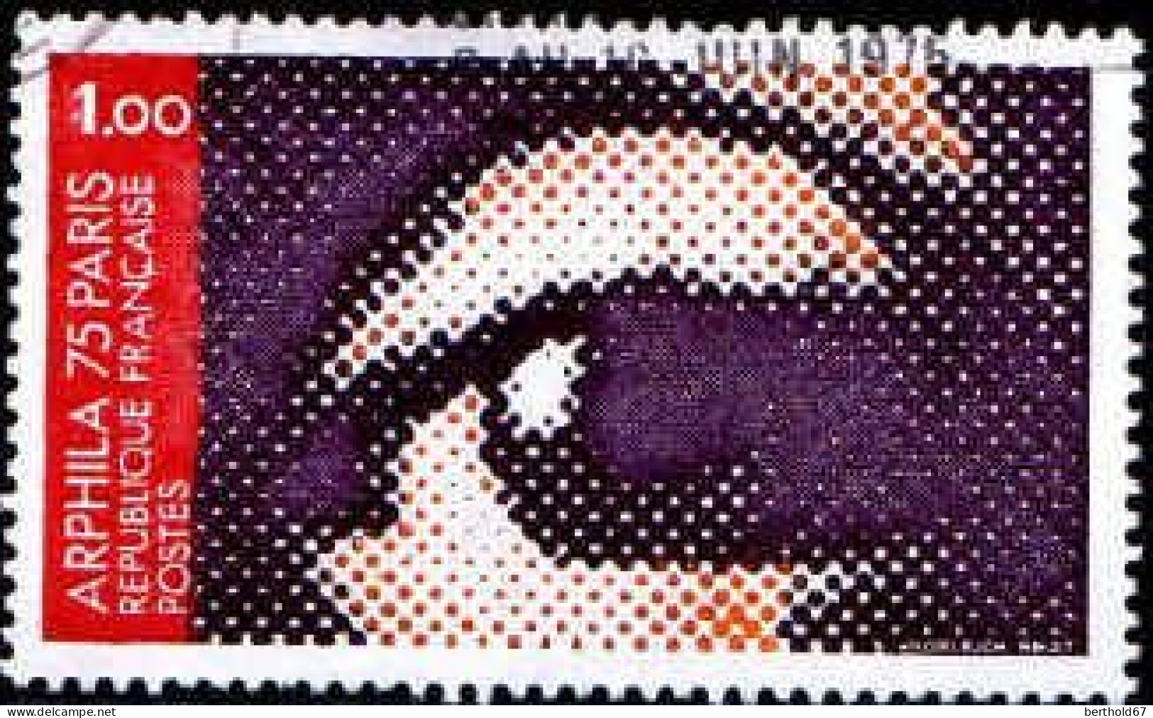 France Poste Obl Yv:1830 Mi:1910 Arphila 75 L'oeil (cachet Rond) (Thème) - Briefmarkenausstellungen