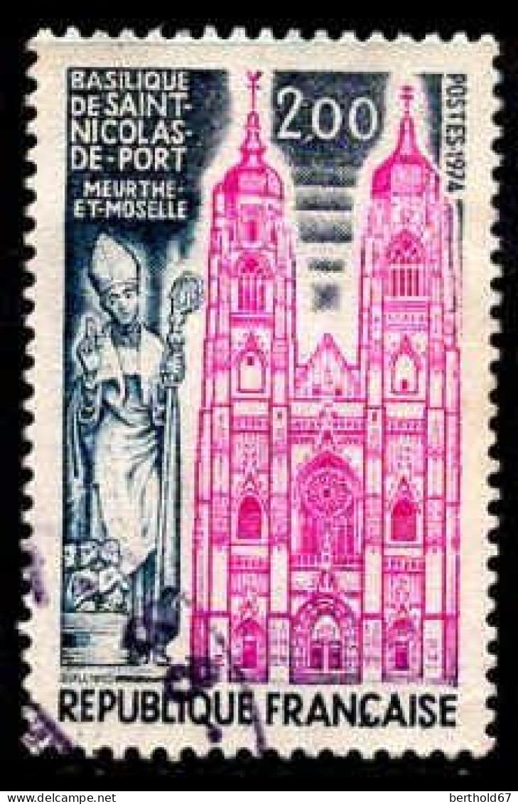 France Poste Obl Yv:1810 Mi:1891 Basilique De St-Nicolas-de-Port (cachet Rond) (Thème) - Churches & Cathedrals