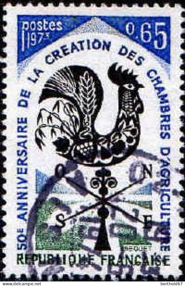 France Poste Obl Yv:1778 Mi:1858 Chambres D'Agriculture (TB Cachet Rond) (Thème) - Ferme