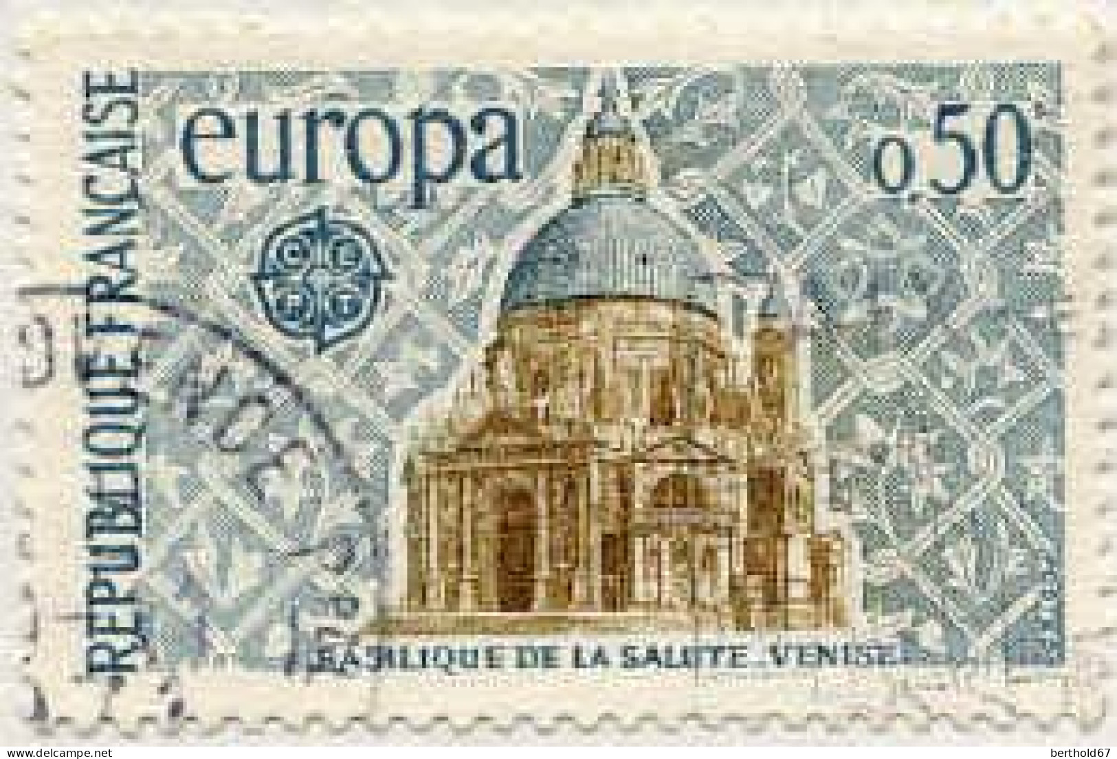 France Poste Obl Yv:1676 Mi:1748 Europa Basilique De La Salute Venise (cachet Rond) (Thème) - Kirchen U. Kathedralen
