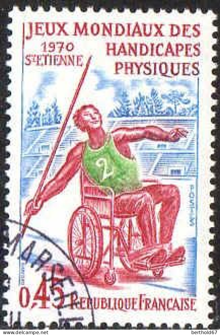 France Poste Obl Yv:1649 Mi:1719 Jeux Mondiaux Des Handicapés Physiques (Beau Cachet Rond) (Thème) - Handicap