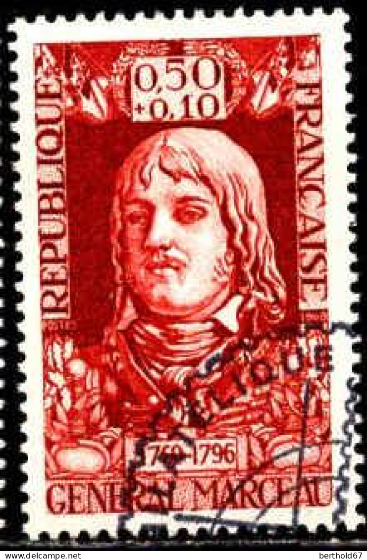 France Poste Obl Yv:1591 Mi:1660 Général François Séverin Marceau (TB Cachet Rond) (Thème) - Militaria