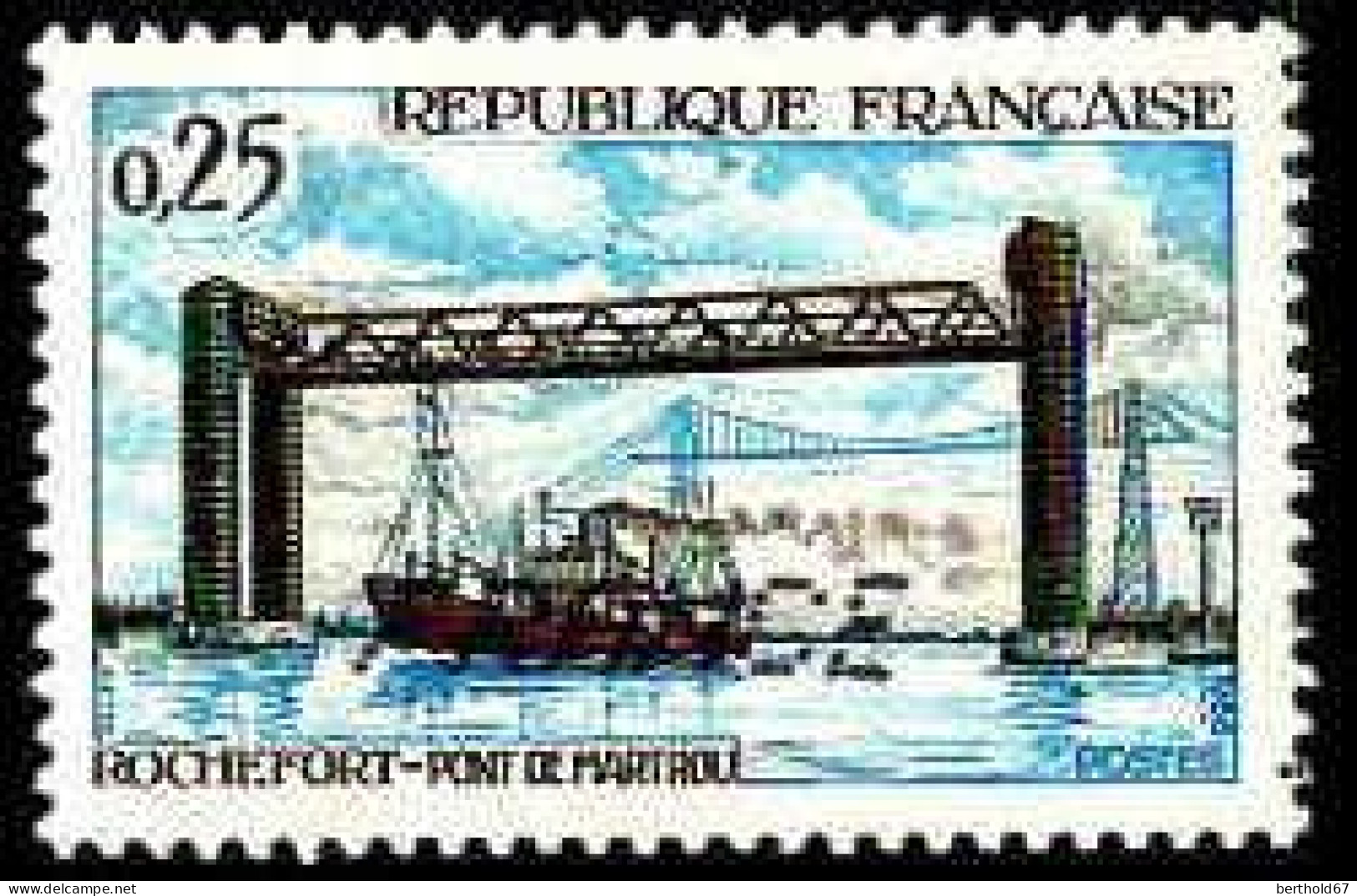 France Poste Obl Yv:1564 Mi:1631 Rochefort-Pont De Martrou (Obl.mécanique) (Thème) - Bruggen