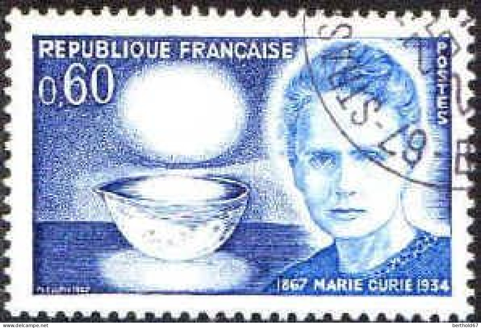 France Poste Obl Yv:1533 Mi:1600 Marie Sklodowska-Curie Nobel De Chimie (TB Cachet Rond) (Thème) - Premio Nobel