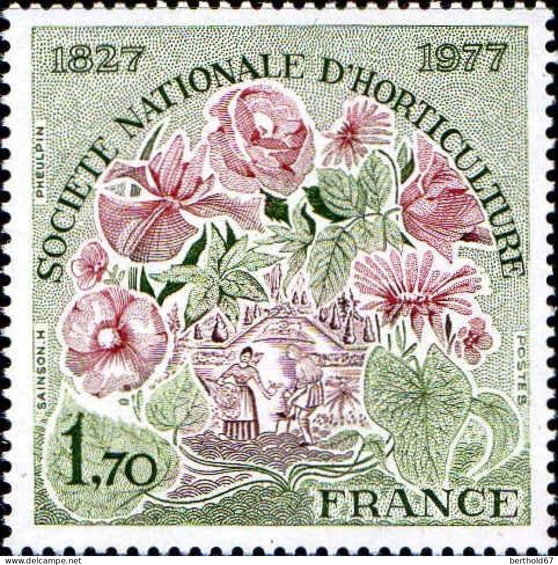 France Poste N** Yv:1930 Mi:2026 Société Nationale D'Horticulture (Thème) - Sonstige & Ohne Zuordnung