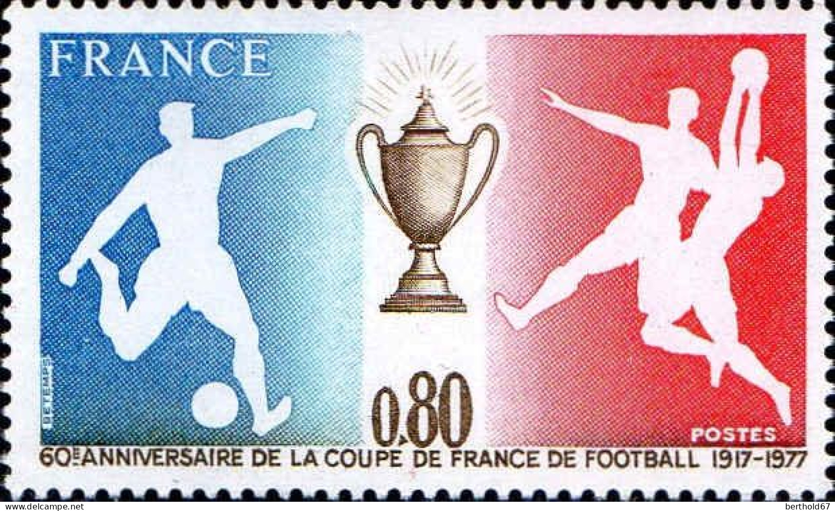 France Poste N** Yv:1940 Mi:2035 Coupe De France De Football (Thème) - Sonstige & Ohne Zuordnung