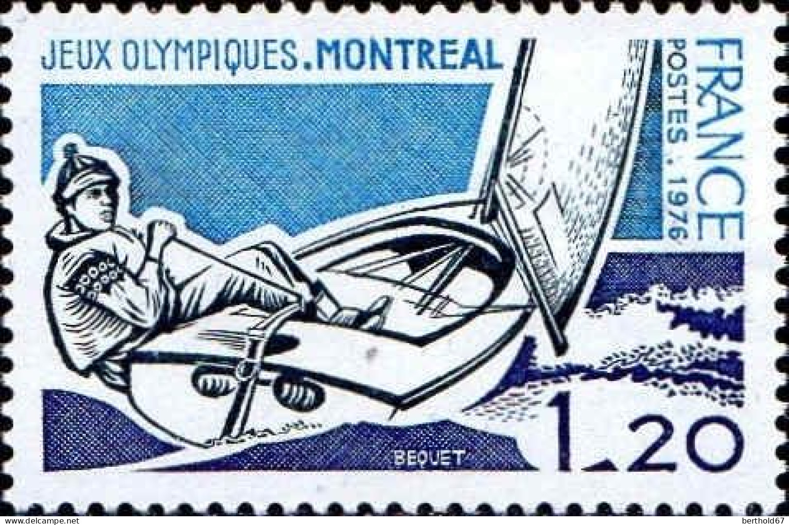 France Poste N** Yv:1889 Mi:1980 JO Montréal Voile (JO) - Summer 1976: Montreal