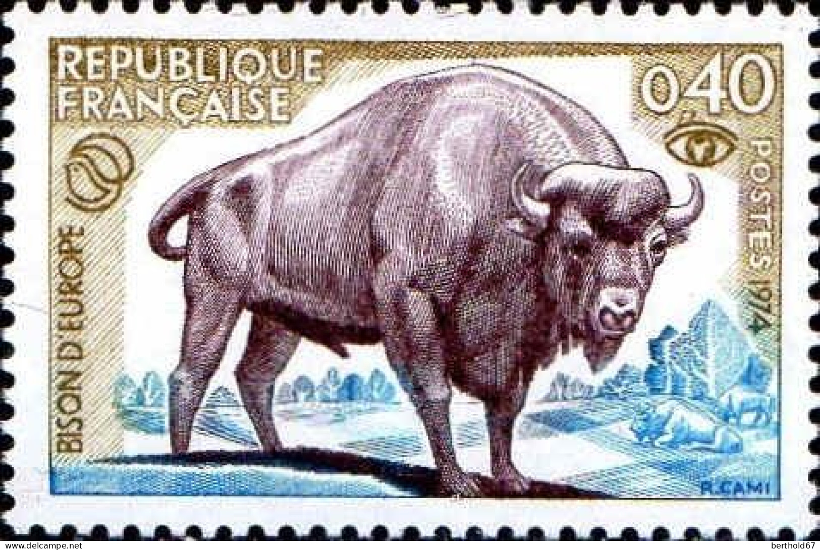 France Poste N** Yv:1795 Mi:1874 Bison D'Europe (Thème) - Vaches
