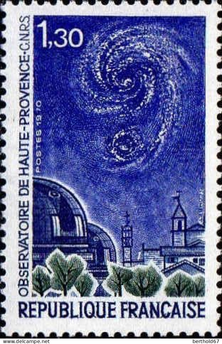 France Poste N** Yv:1647 Mi:1720 Observatoire De Haute Provence CNRS (Thème) - Astronomy