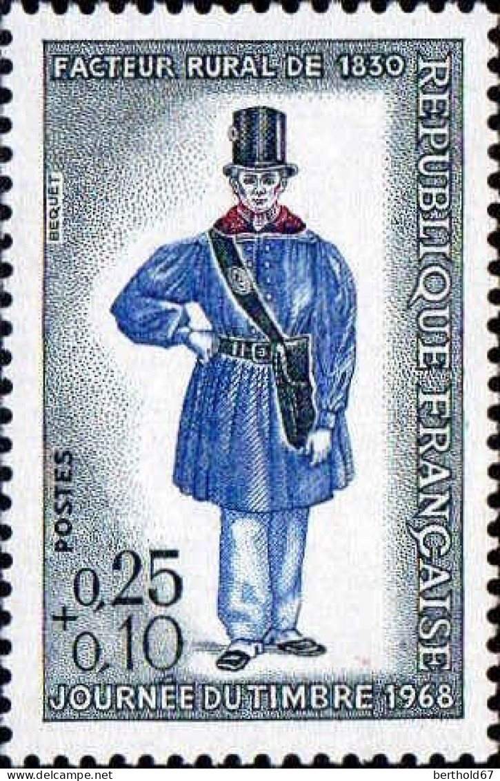 France Poste N** Yv:1549 Mi:1616 Journée Du Timbre Facteur Rural (Thème) - Stamp's Day