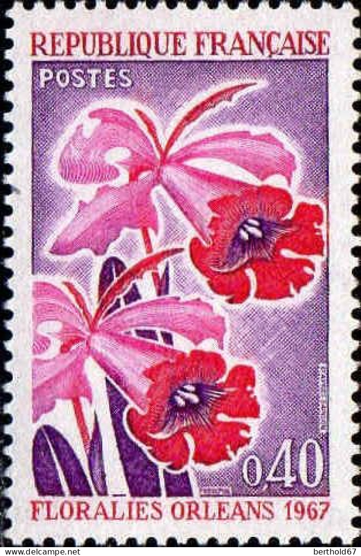 France Poste N** Yv:1528 Mi:1595 Floralies Orleans Orchidées (Thème) - Orchideen