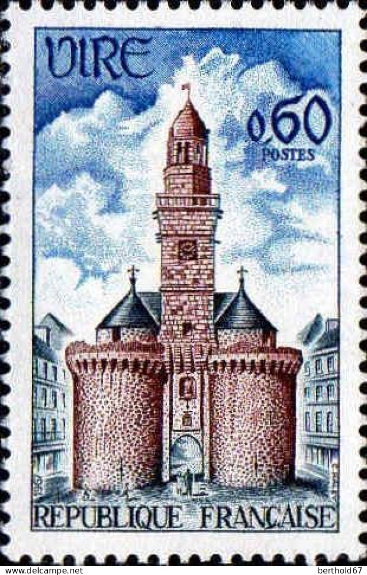 France Poste N** Yv:1500 Mi:1592 Vire Château (Thème) - Châteaux
