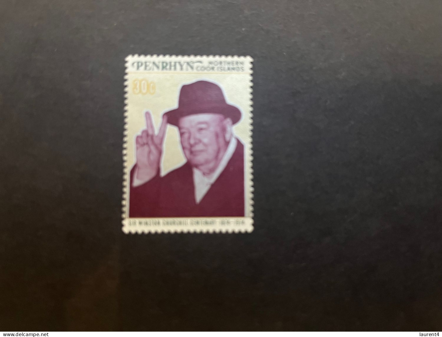 16-5-2024 (stamp) Penrhyn Islands  - Mint / Neuf - Sir Winston Churchill - Sir Winston Churchill