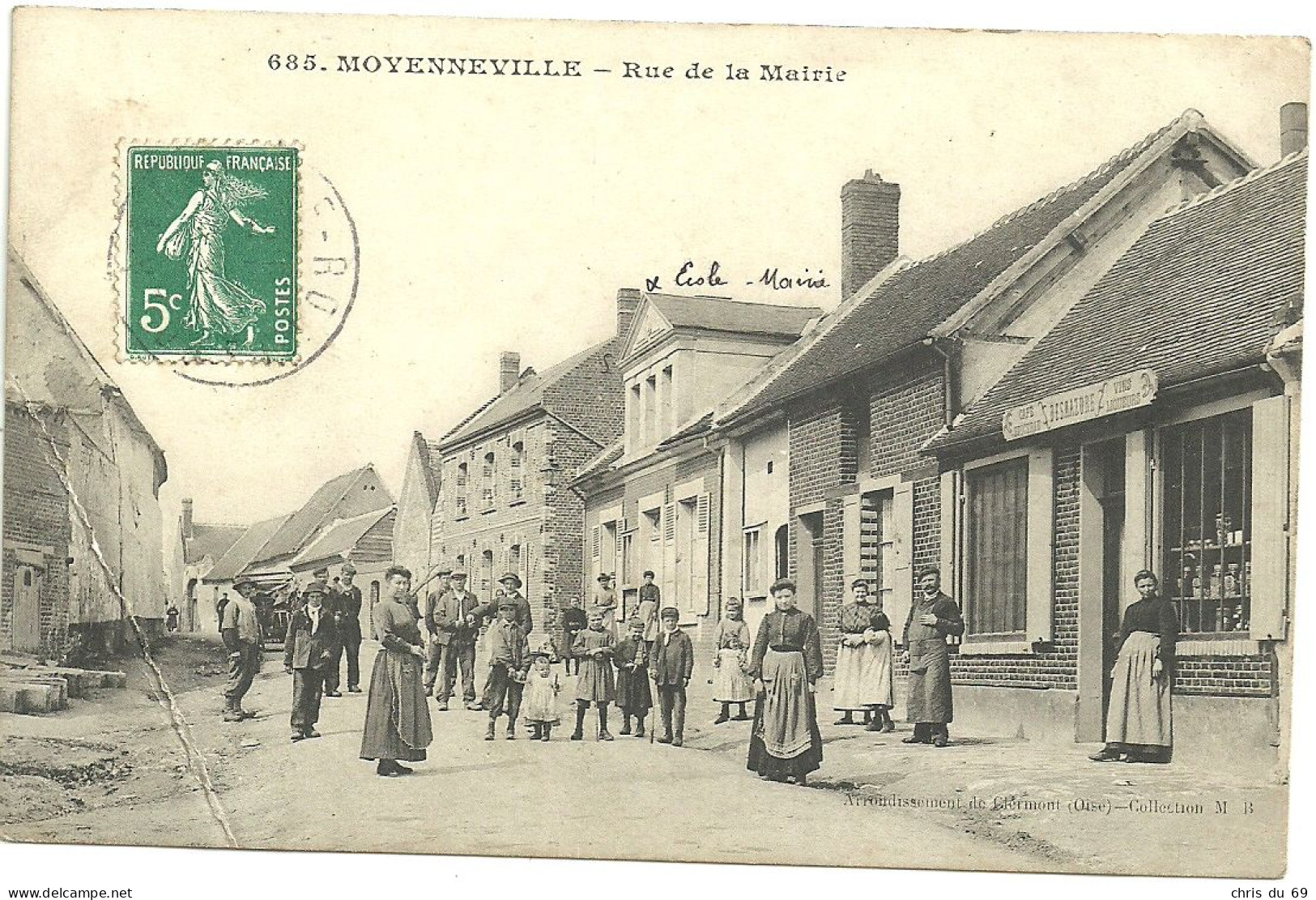 Moyenneville Rue De La Mairie - Sonstige & Ohne Zuordnung