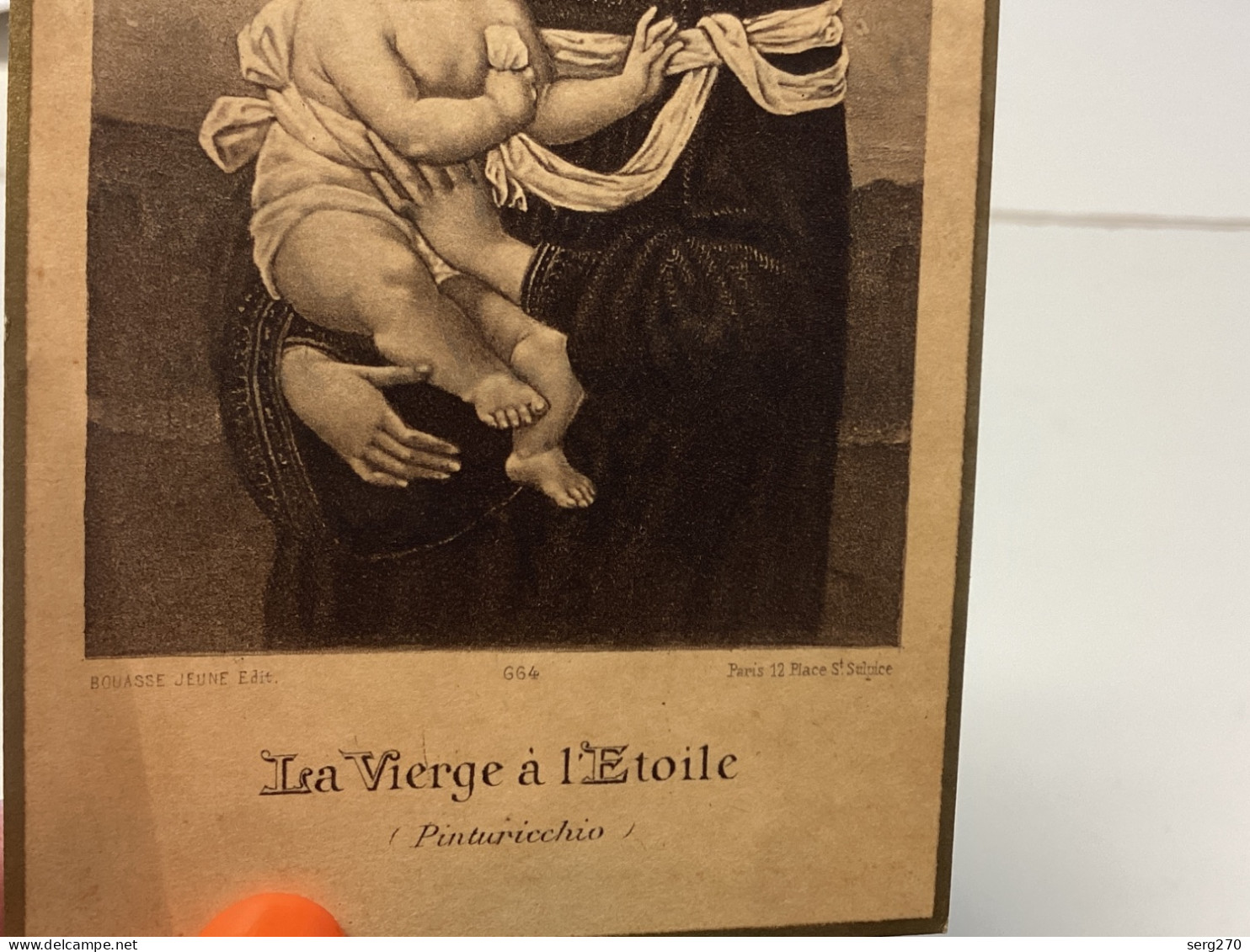 Image, Pieuse Et Religieuse, 1900 La Vierge à L’Étoile Maculée Conception Hyeres - Imágenes Religiosas