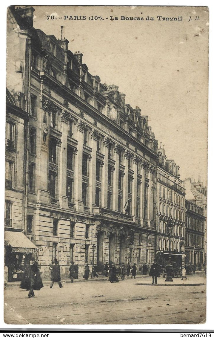75 Paris - 75010  -  La Bourse Du Travail - Arrondissement: 10