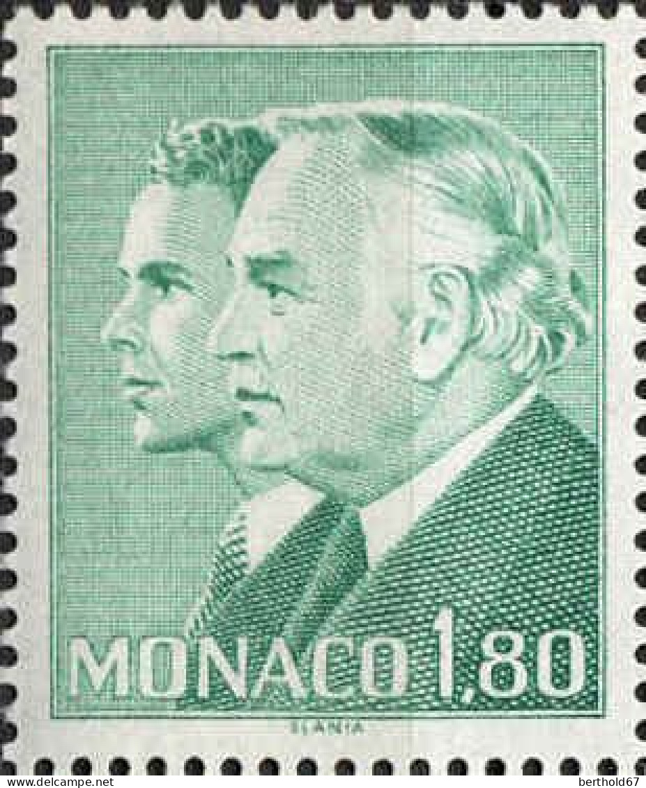Monaco Poste N** Yv:1479 Mi:1700 Rainier III & Albert De Monaco - Unused Stamps