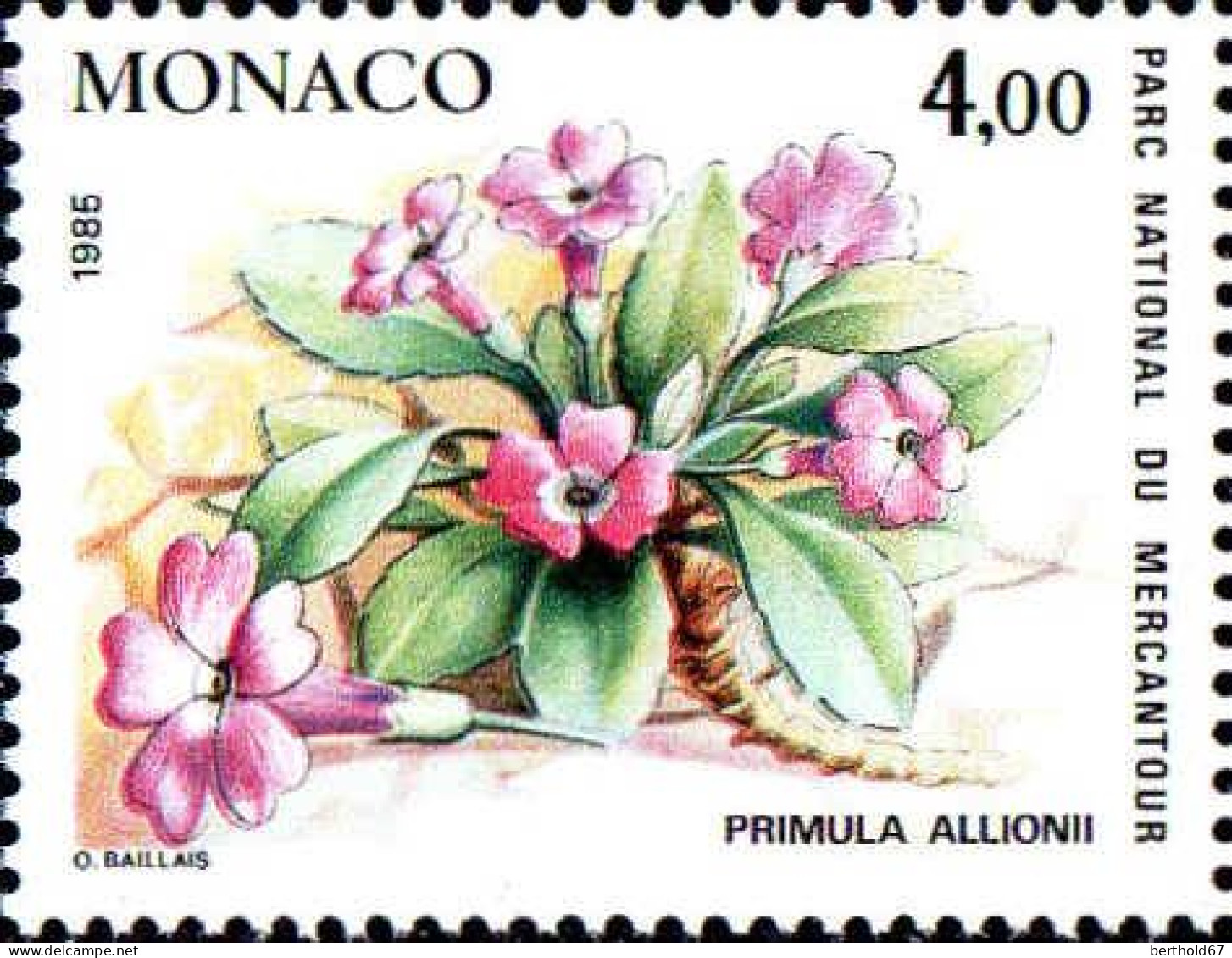 Monaco Poste N** Yv:1466 Mi:1688 Primula Allionii - Ungebraucht