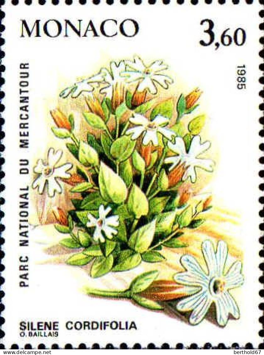 Monaco Poste N** Yv:1465 Mi:1687 Silène Cordifolia - Neufs
