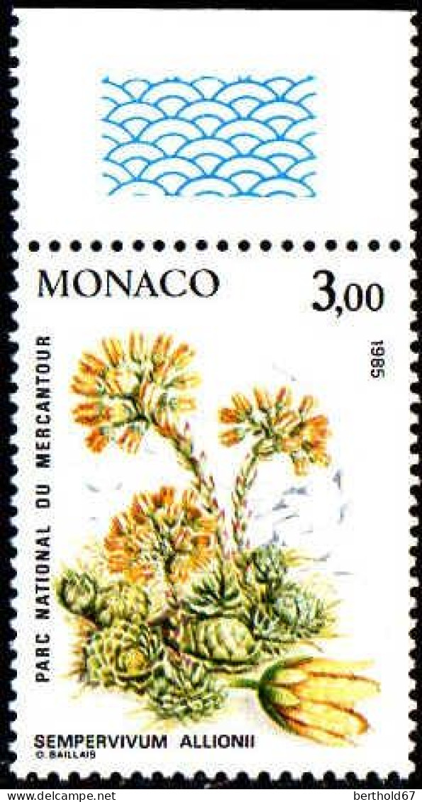 Monaco Poste N** Yv:1464 Mi:1686 Sempervivum Allionii Bord De Feuille - Unused Stamps