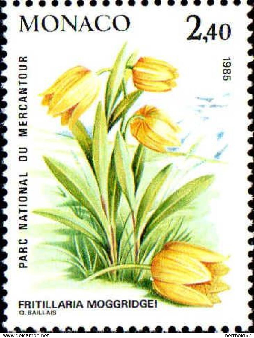 Monaco Poste N** Yv:1463 Mi:1685 Fritillaria Moggridgei - Ungebraucht