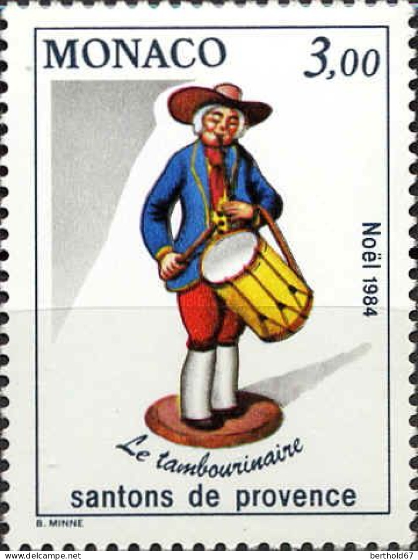 Monaco Poste N** Yv:1443 Mi:1659 Santon De Provence Le Tambourinaire - Unused Stamps